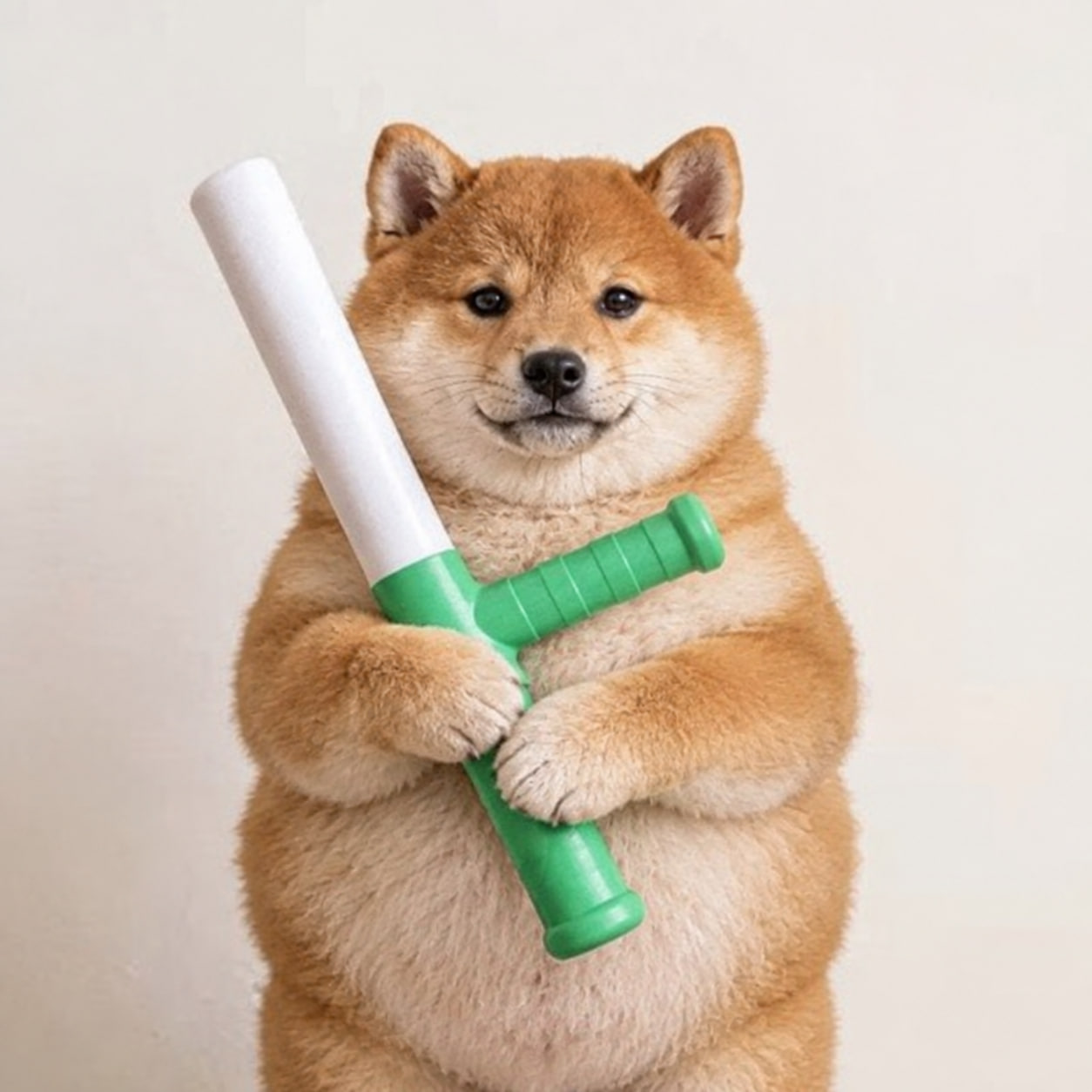 The original photograph of Big Baton holding his baton